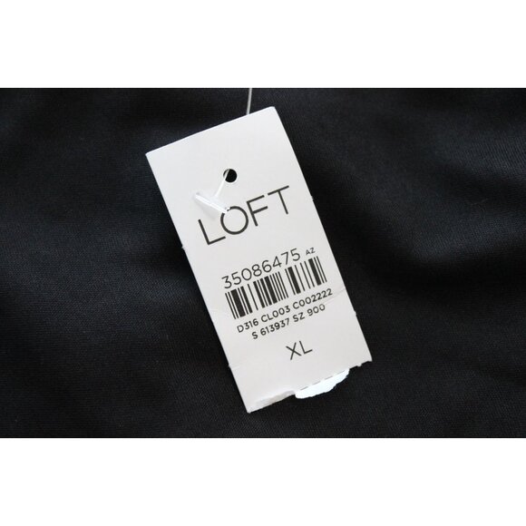 NWT LOFT Dress Size XL Gingham Puff Sleeve Faux Wrap Style Preppy Plaid Classic - Picture 12 of 13